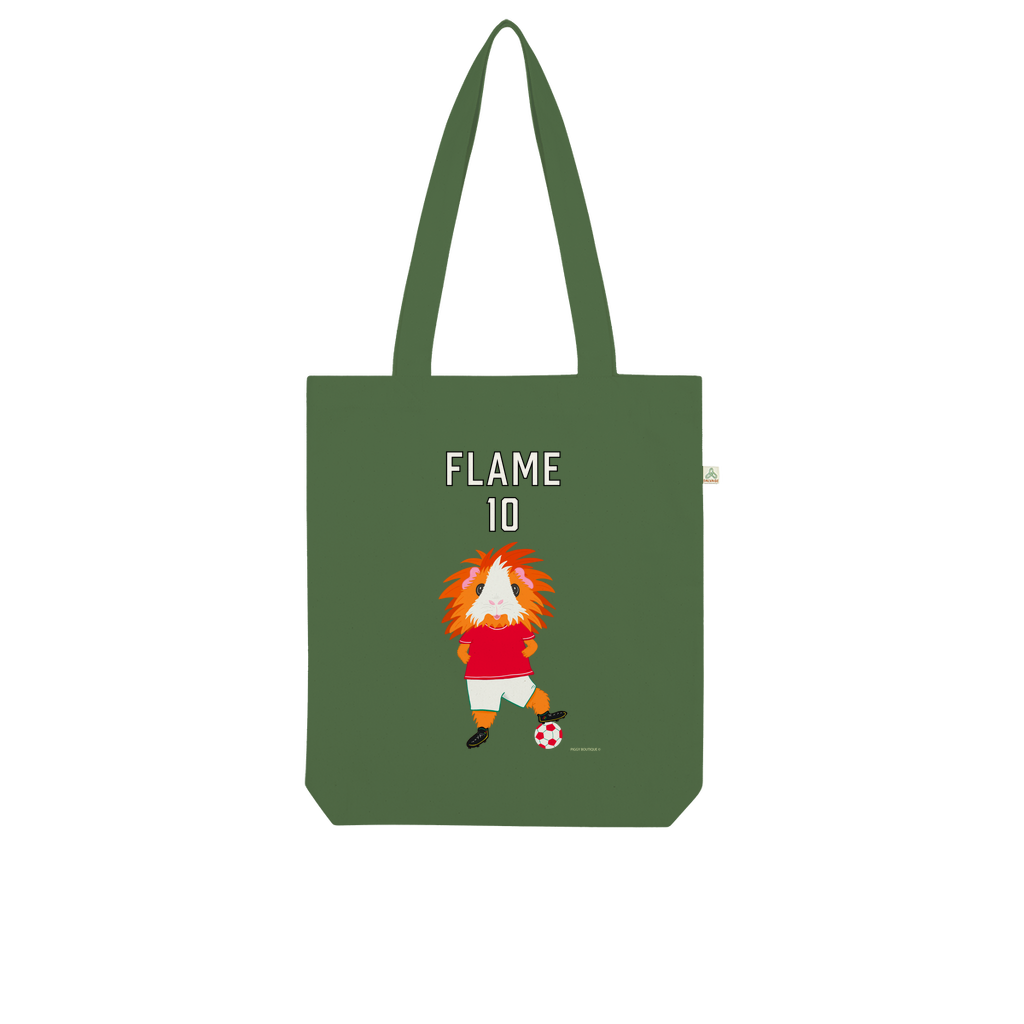 Tote Bag Organic - Flame the Footballer - Guinea Pig