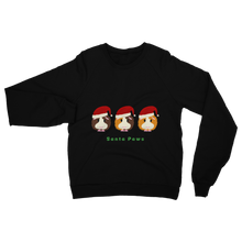 Load image into Gallery viewer, Adult Guinea Pig Sweatshirt - Santa Paws
