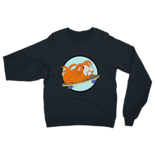 Load image into Gallery viewer, Adult Sweatshirt - Skater Pig - Guinea Pig
