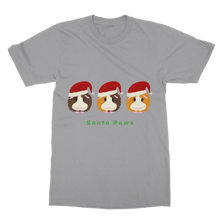 Load image into Gallery viewer, Adult Guinea Pig T-Shirt - Santa Paws
