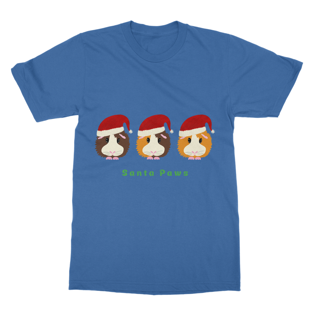 Adult Guinea Pig T-Shirt - Santa Paws