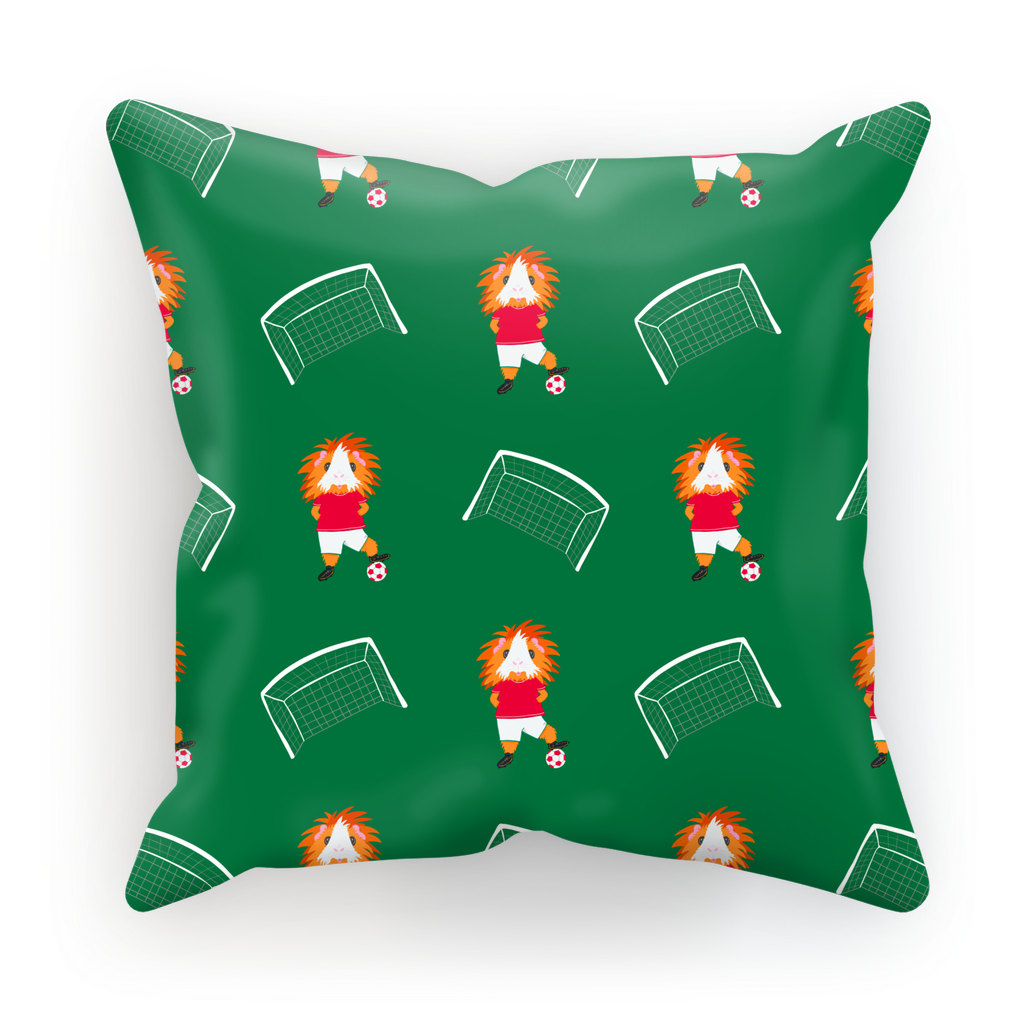 Cushion Cover - Flame the Footballer Guinea Pig