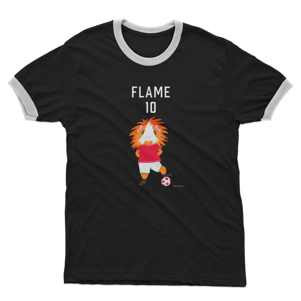 Adult T-Shirt - Flame the Footballer Guinea Pig