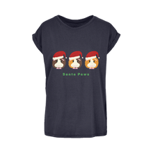 Load image into Gallery viewer, Adult Guinea Pig T-Shirt - Santa Paws
