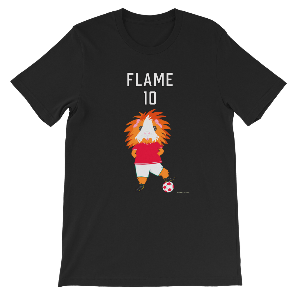 Kids T-Shirt - Flame the Footballer Guinea Pig