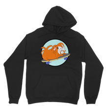 Load image into Gallery viewer, Adult Hoodie - Skater Pig - Guinea Pig
