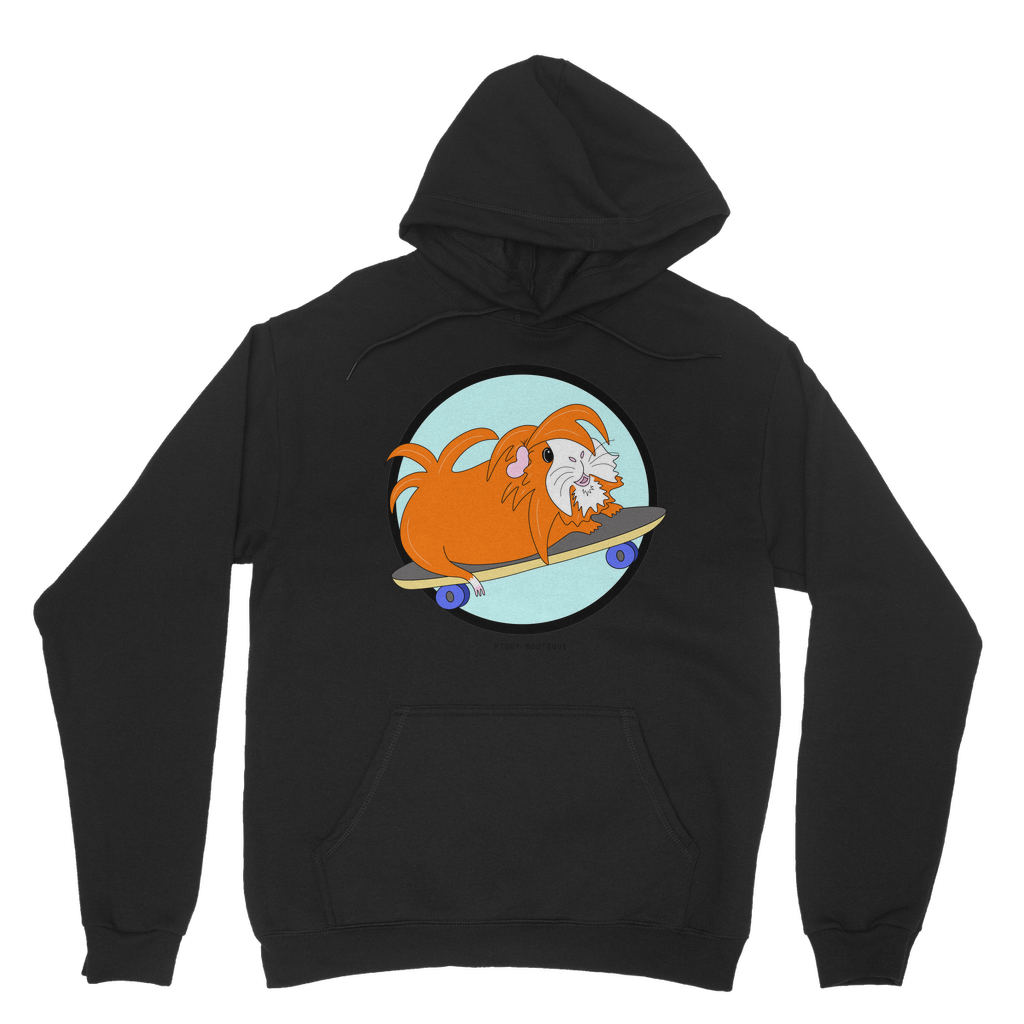 Adult Hoodie - Skater Pig - Guinea Pig