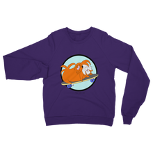 Load image into Gallery viewer, Adult Sweatshirt - Skater Pig - Guinea Pig
