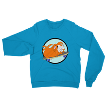 Load image into Gallery viewer, Adult Sweatshirt - Skater Pig - Guinea Pig
