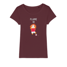 Load image into Gallery viewer, Adult T-Shirt Organic - Flame the Footballer Guinea Pig
