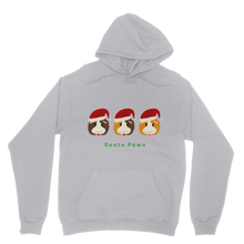 Load image into Gallery viewer, Adult Guinea Pig Hoodie - Santa Paws
