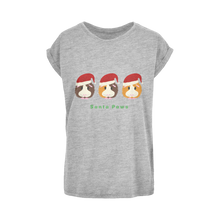 Load image into Gallery viewer, Adult Guinea Pig T-Shirt - Santa Paws
