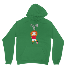 Load image into Gallery viewer, Adult Hoodie - Flame the Footballer Guinea Pig
