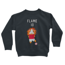 Load image into Gallery viewer, Kids Sweatshirt - Flame the Footballer Guinea Pig
