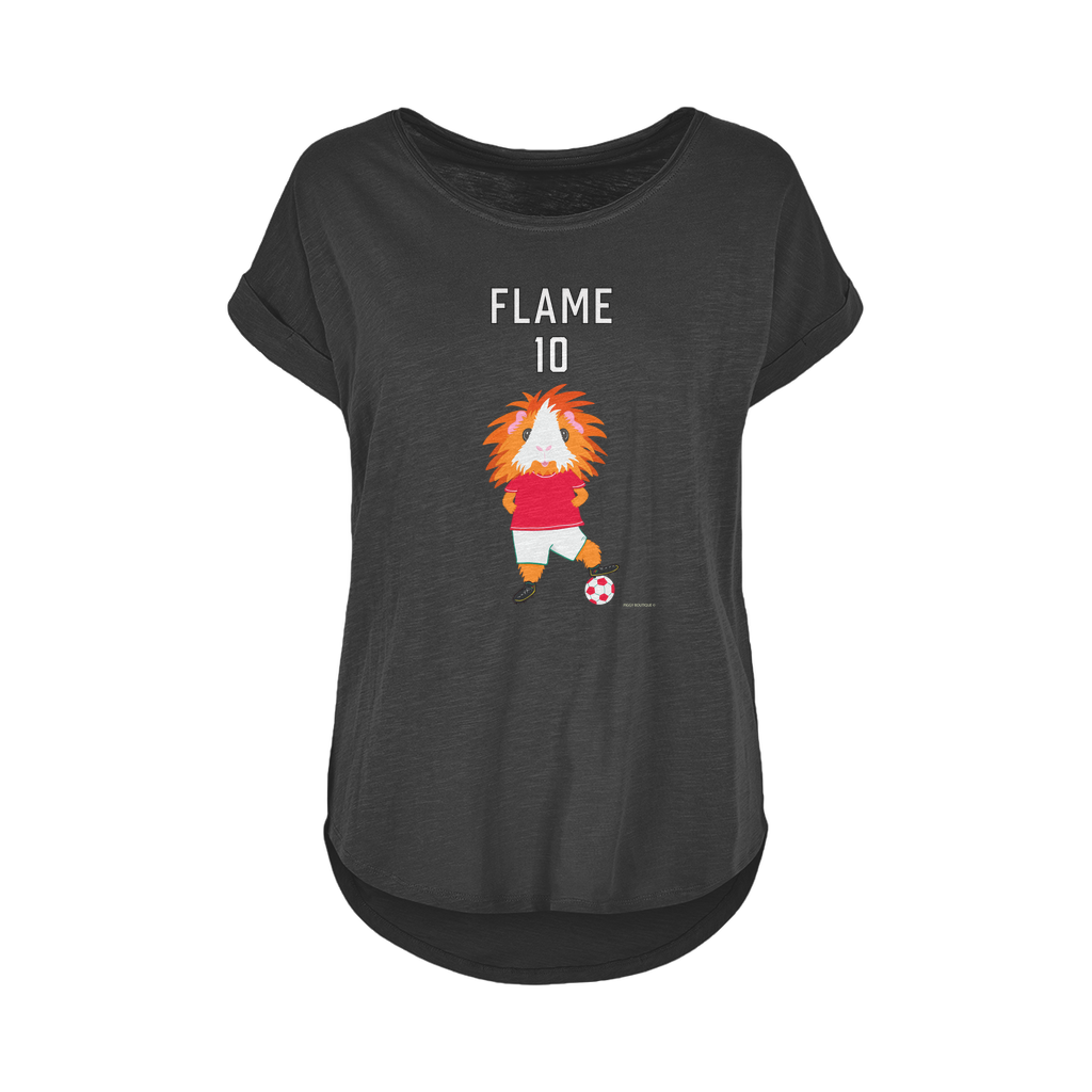 Adult T-shirt - Flame the Footballer Guinea Pig