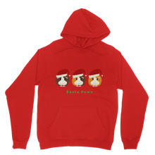 Load image into Gallery viewer, Adult Guinea Pig Hoodie - Santa Paws
