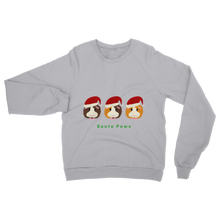 Load image into Gallery viewer, Adult Guinea Pig Sweatshirt - Santa Paws
