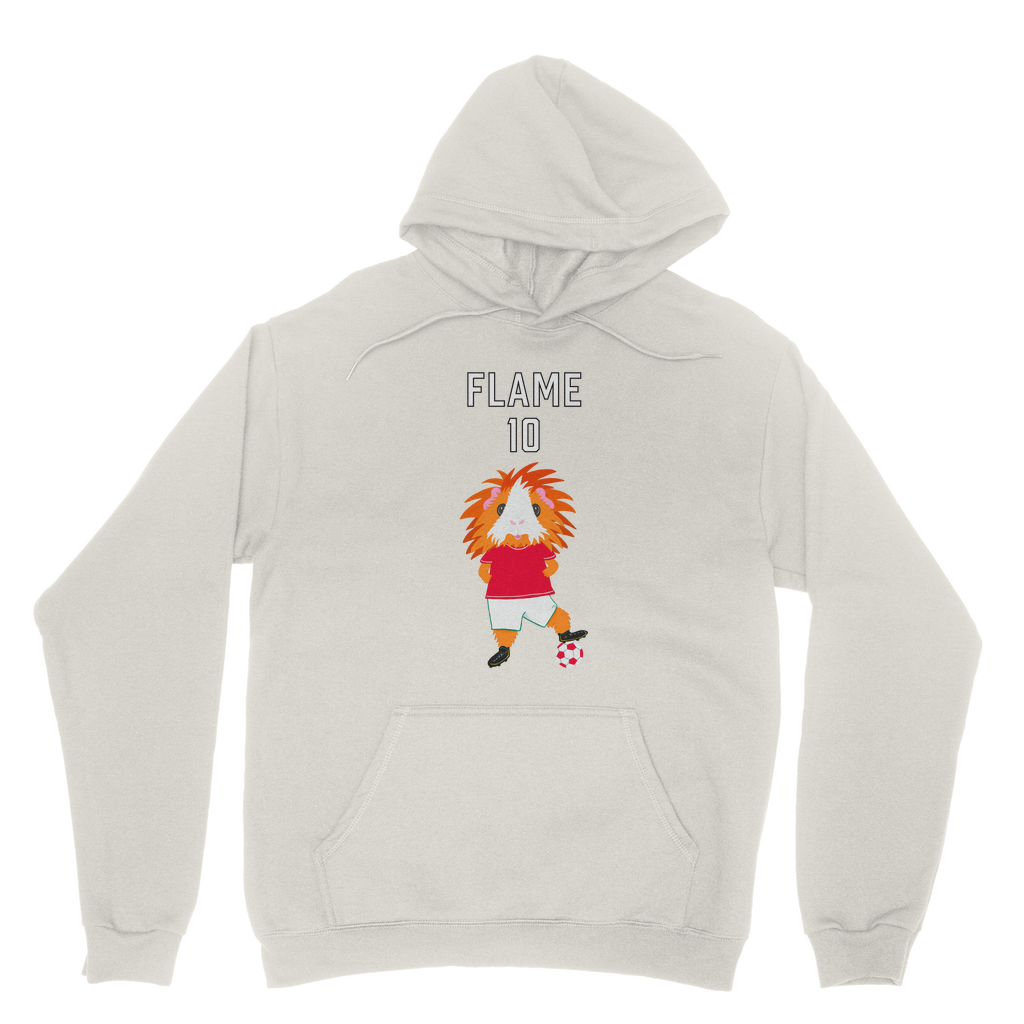 Adult Hoodie - Flame the Footballer Guinea Pig