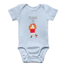 Load image into Gallery viewer, Baby Onesie Bodysuit - Flame the Footballer Guinea Pig
