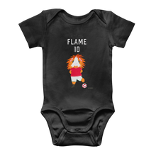 Load image into Gallery viewer, Baby Onesie Bodysuit - Flame the Footballer Guinea Pig
