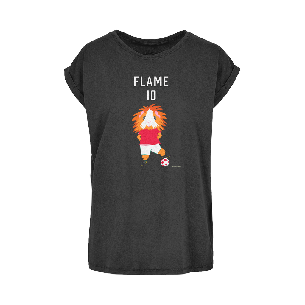 Adult T-Shirt - Flame the Footballer Guinea Pig