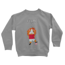 Load image into Gallery viewer, Kids Sweatshirt - Flame the Footballer Guinea Pig
