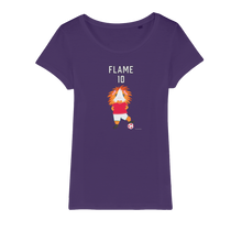 Load image into Gallery viewer, Adult T-Shirt Organic - Flame the Footballer Guinea Pig
