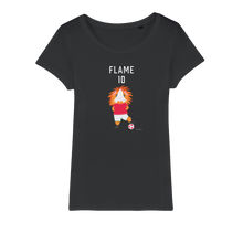 Load image into Gallery viewer, Adult T-Shirt Organic - Flame the Footballer Guinea Pig
