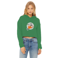 Load image into Gallery viewer, Teen Cropped Hoodie - Halloween - Guinea Pig
