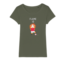 Load image into Gallery viewer, Adult T-Shirt Organic - Flame the Footballer Guinea Pig
