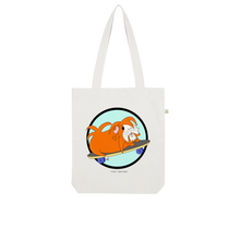 Load image into Gallery viewer, Tote Bag (Organic) - Skater Pig - Guinea Pig
