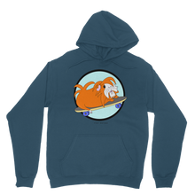 Load image into Gallery viewer, Adult Hoodie - Skater Pig - Guinea Pig
