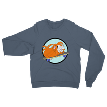 Load image into Gallery viewer, Adult Sweatshirt - Skater Pig - Guinea Pig
