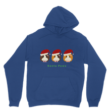 Load image into Gallery viewer, Adult Guinea Pig Hoodie - Santa Paws
