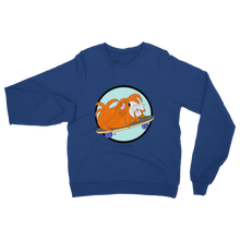 Load image into Gallery viewer, Adult Sweatshirt - Skater Pig - Guinea Pig
