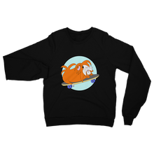 Load image into Gallery viewer, Adult Sweatshirt - Skater Pig - Guinea Pig
