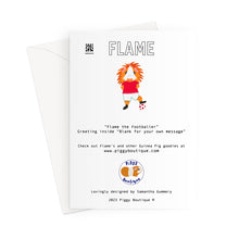 Load image into Gallery viewer, Birthday Card Aged 11 - Flame the Footballer Guinea Pig
