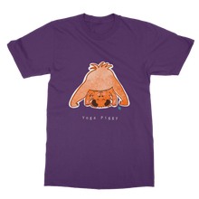 Load image into Gallery viewer, Yoga Piggy Adult T-Shirt
