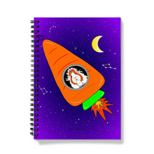 Load image into Gallery viewer, Guinea Pig Notebook - Space Rocket Pickle Piggy
