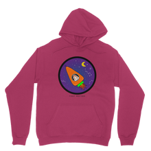 Load image into Gallery viewer, Guinea Pig Hoodie - Adult - Space Rocket Pickle Piggy
