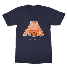 Load image into Gallery viewer, Yoga Piggy Adult T-Shirt
