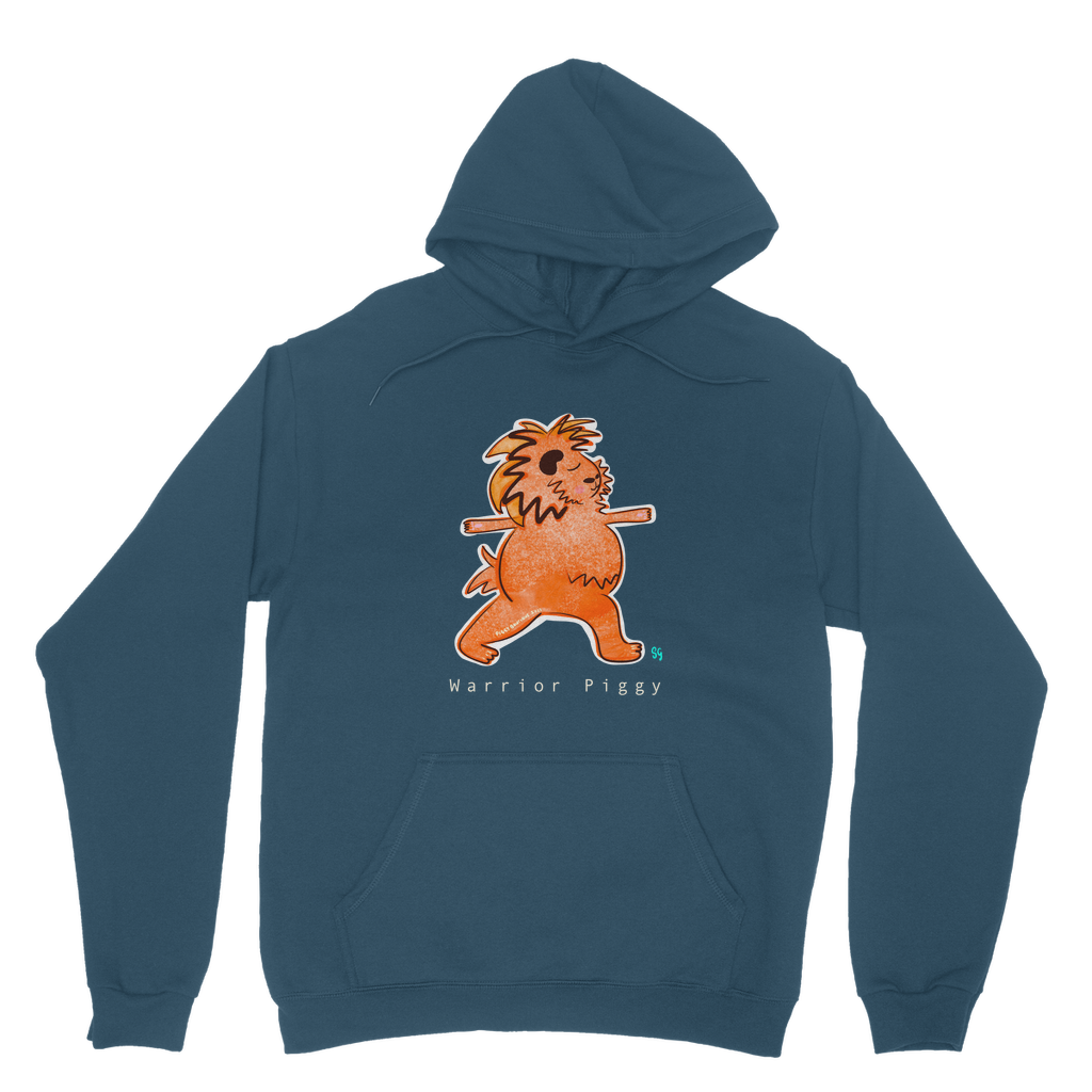 Warrior Piggy Adult Hoodie