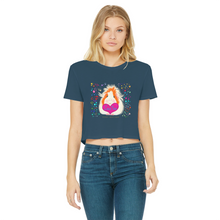 Load image into Gallery viewer, Guinea Pig T-Shirt - Adult Cropped - Love you Pickle Piggy
