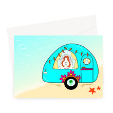 Load image into Gallery viewer, Guinea Pig Card - Pickle Piggy Caravan
