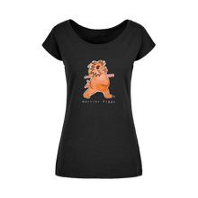 Load image into Gallery viewer, Warrior Piggy Wide Neck T-Shirt
