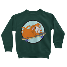 Load image into Gallery viewer, Kids Sweatshirt - Skater Pig - Guinea Pig
