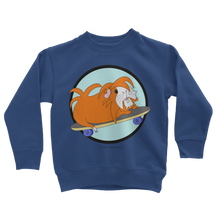 Load image into Gallery viewer, Kids Sweatshirt - Skater Pig - Guinea Pig
