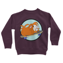 Load image into Gallery viewer, Kids Sweatshirt - Skater Pig - Guinea Pig
