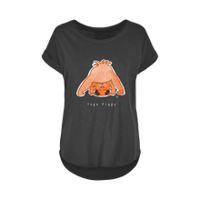 Load image into Gallery viewer, Yoga Piggy Slub T-Shirt
