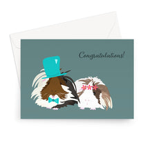 Load image into Gallery viewer, Guinea Pig Greeting Card - Congratulations
